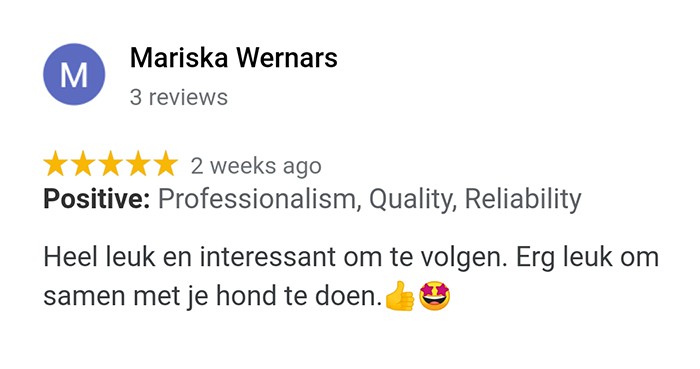 DDB testimonial Mariska